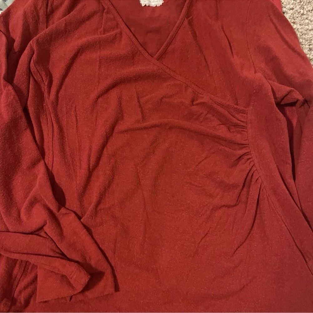 Set Of Two Large Maternity Long Sleeve~Vintage - Picture 4 of 7